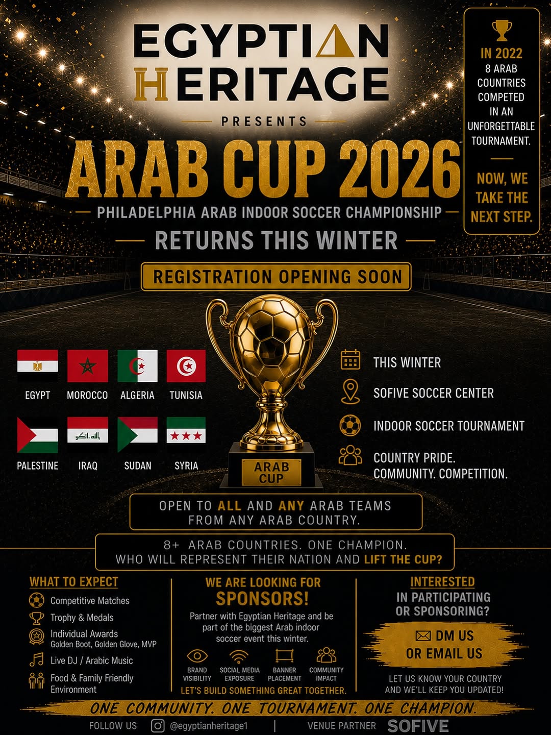 Arab Cup 2026: Philadelphia Arab Indoor Soccer Championship